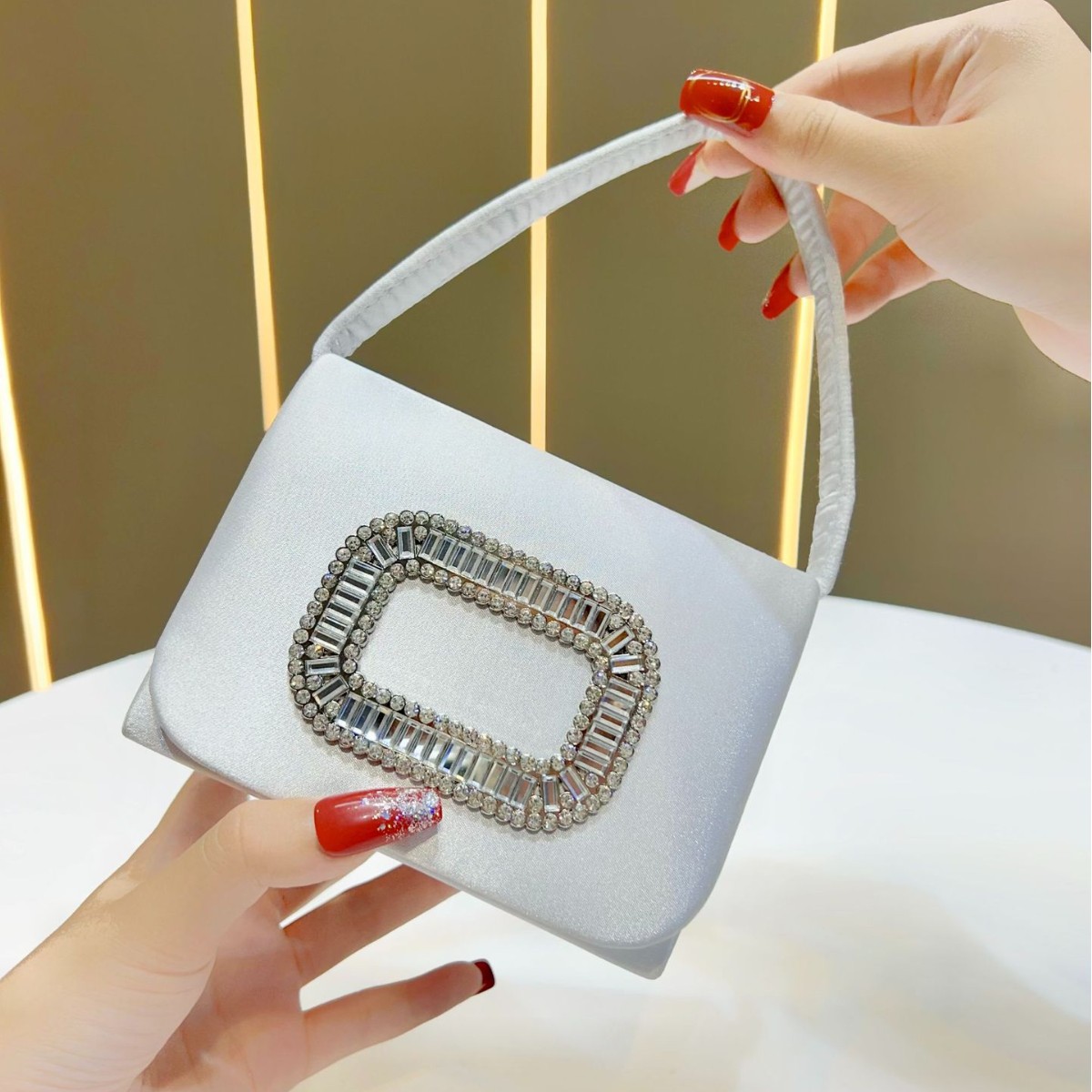 Luxury Mini Square Handbag Wom - огляд і ціна Tassel Fringe Trim