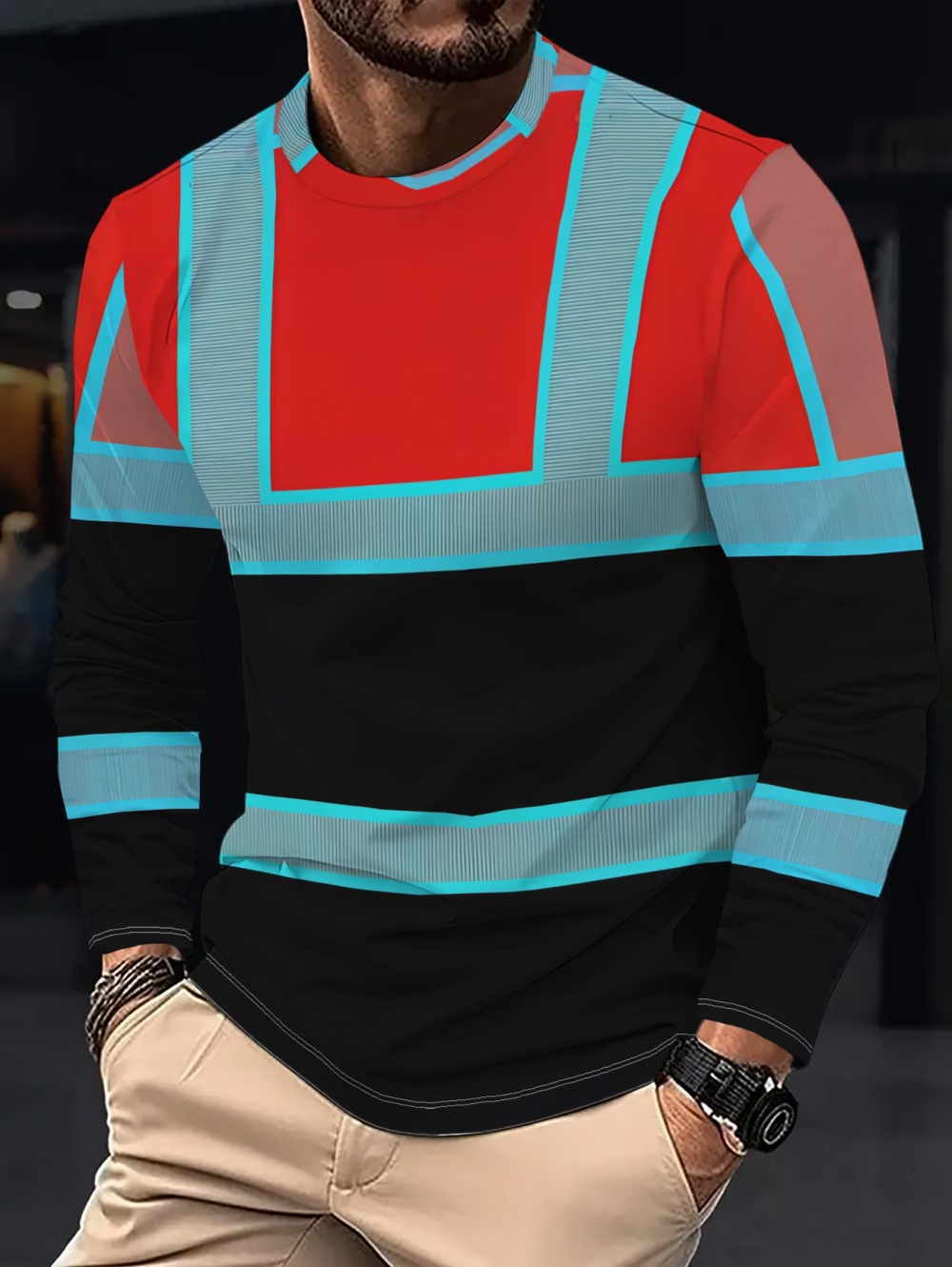 Y2K Men Neon Green Black Color - огляд і ціна Embellish Knit